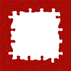Image showing Jigsaw Border