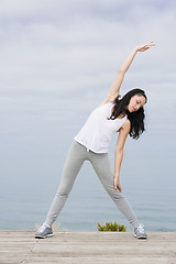 Image showing Woman doing exercises