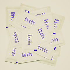 Image showing Retro look Salt bags