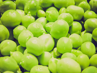 Image showing Retro look Peas picture