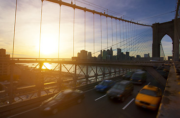 Image showing  Brooklyn Bridge, Manhatten, New York