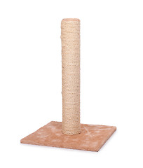 Image showing Cat scratching post