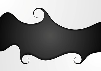 Image showing Abstract wavy concept vector background