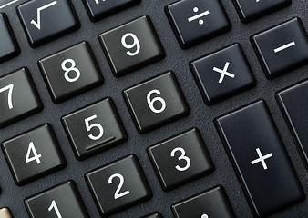 Image showing Calculator close up