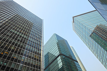 Image showing Office building to sky