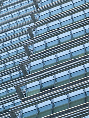 Image showing Detail of skyscraper