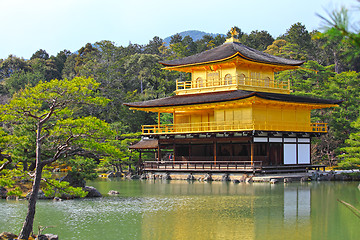 Image showing Temple of the golden pavilion