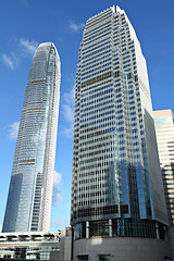 Image showing Modern building landscape in Hong Kong 