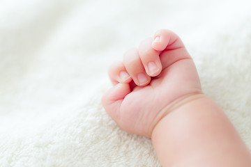 Image showing Baby fist