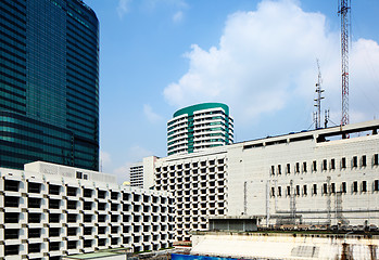 Image showing Business district in Bangkok
