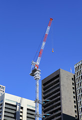 Image showing High building construction