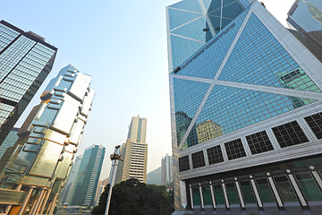 Image showing Modern building Landscape in Hong Kong 