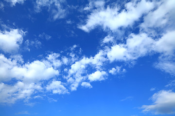 Image showing Blue sky with cloud