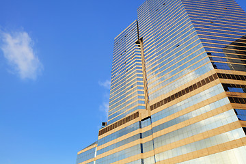 Image showing Glass building facade