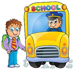 Image showing Image with school bus topic 3