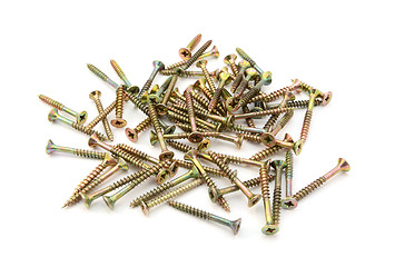 Image showing Brass self-tapping screws