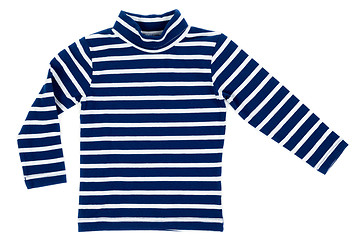 Image showing striped t-shirt on white