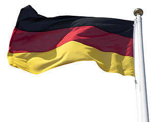 Image showing Germany flag on white