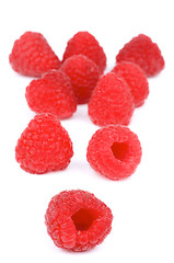 Image showing Raspberries