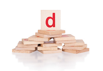 Image showing Alphabet - letter D