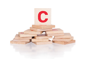 Image showing Alphabet - letter C