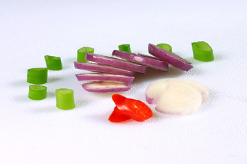 Image showing fresh slice of vegetable