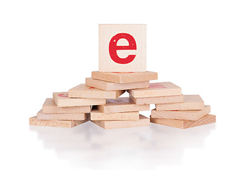 Image showing Alphabet - letter E