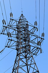 Image showing electricity pylon power line
