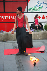 Image showing Busker festival