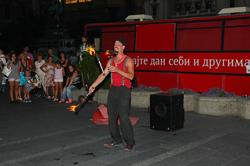 Image showing Busker festival