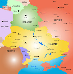 Image showing Belarus and Ukraine country