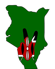 Image showing Kenya hand signal