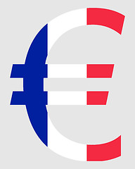 Image showing French Euro