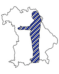 Image showing Bavarian handshake