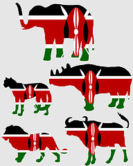 Image showing Big Five Kenya
