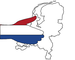 Image showing Dutch handshake