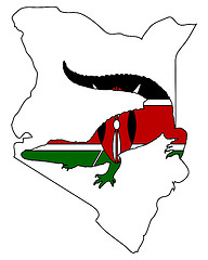 Image showing Crocodile Kenya