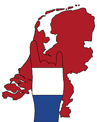 Image showing Dutch finger signal