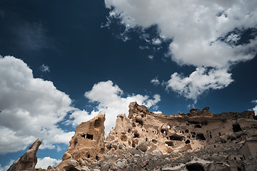 Image showing Ancient stone houses of Cappadocia