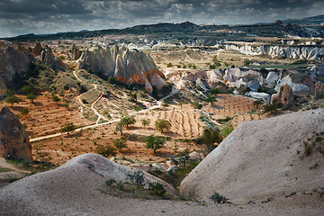 Image showing Rock formations of Cappadocia