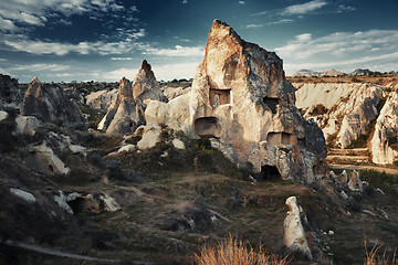 Image showing Ancient stone houses of Cappadocia