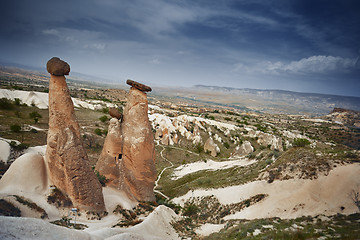 Image showing Rock formations of Cappadocia