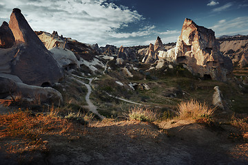 Image showing Ancient stone houses of Cappadocia