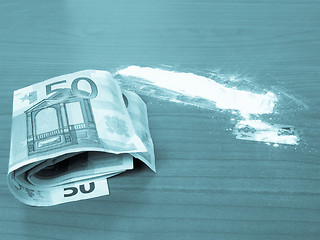 Image showing Cocaine powder