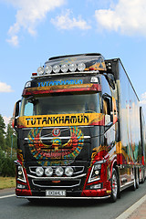 Image showing Show Truck Tutankhamun Volvo FH16 in Lempaala, Finland