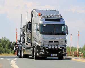 Image showing Volvo Show Truck on the Road