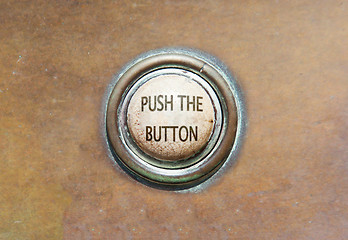 Image showing Old button - push the button