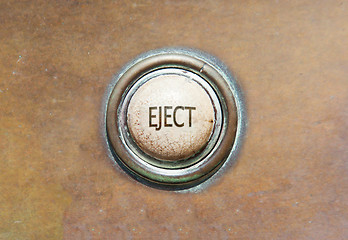 Image showing Old button - eject