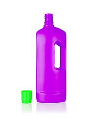 Image showing Plastic bottle cleaning-detergent