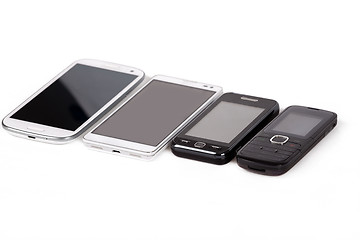 Image showing collection of cell phones